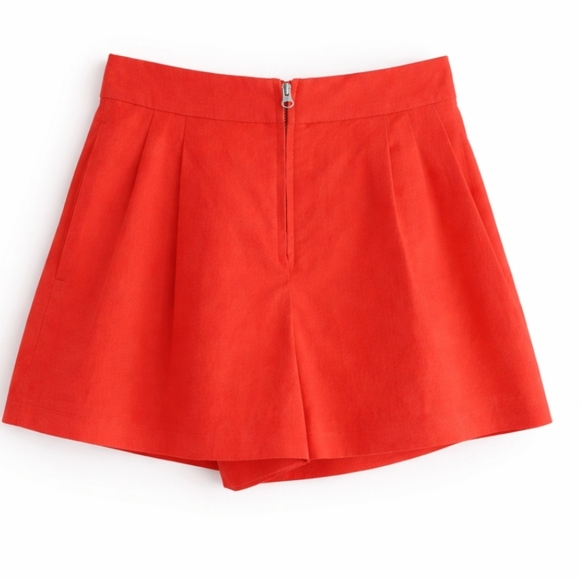⭐️ Host Pick ⭐️ Phillip Lim | Designer Coral Red Pleated Shorts - Picture 7 of 7
